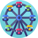entertainment,attraction,amusement park,fairground,fair,ferris wheel,big wheel